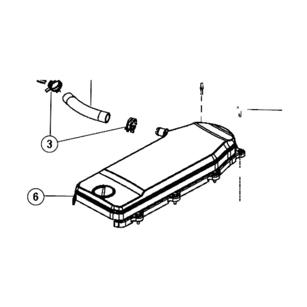 Cummins 6.7L Cover Crankcase Breather 1