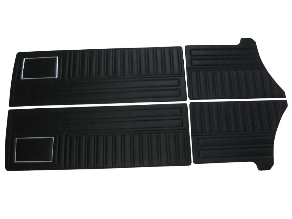 D6504-C Mopar 1970 Duster And Duster 340 Door Panels With Chrome Trim 1