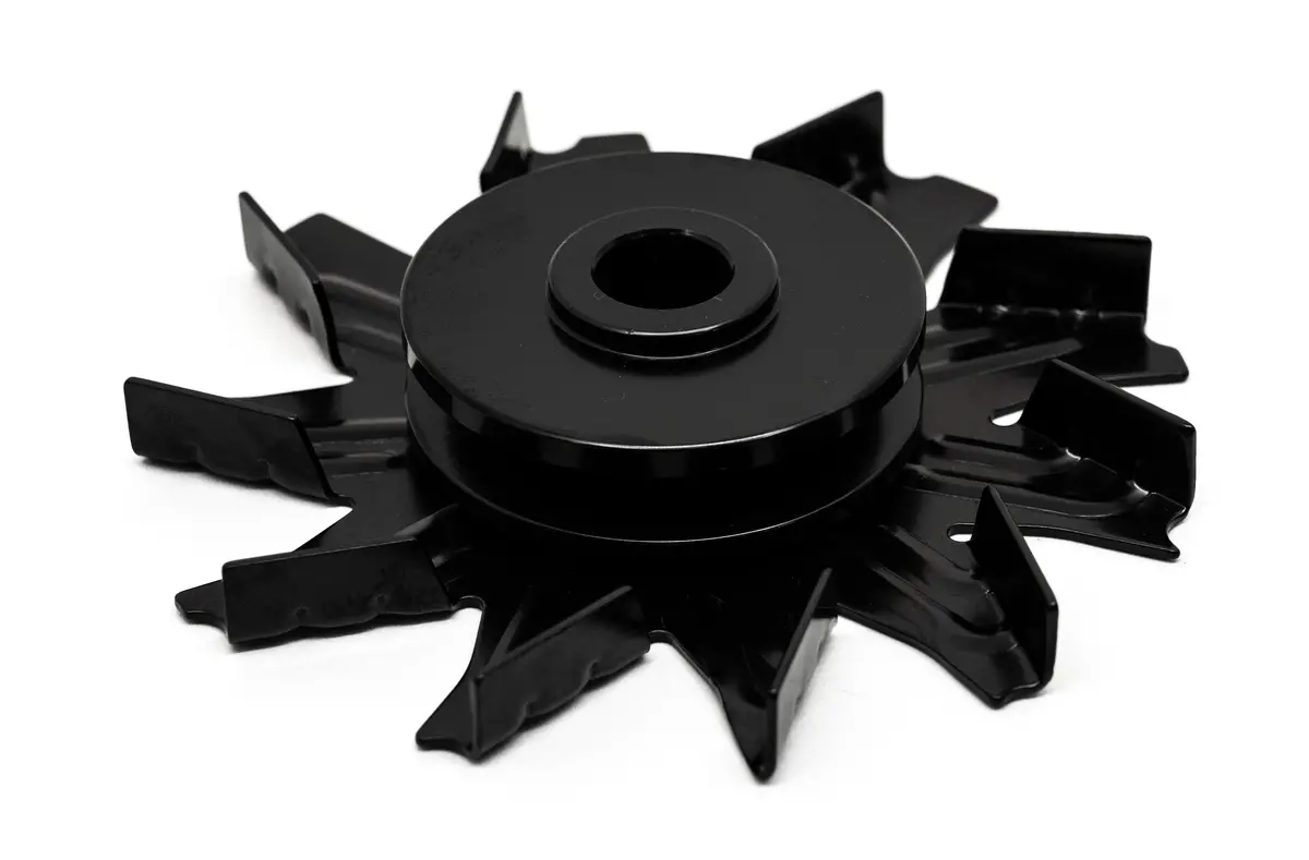 Alternator Fan And Pulley Kit For 1957-1985 Chevy Sb 327 350 383 400 -Black 1