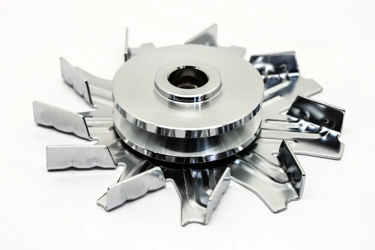 Alternator Fan And Pulley Kit For 1957-1985 Chevy Sb 327 350 383 400 -Chrome 1