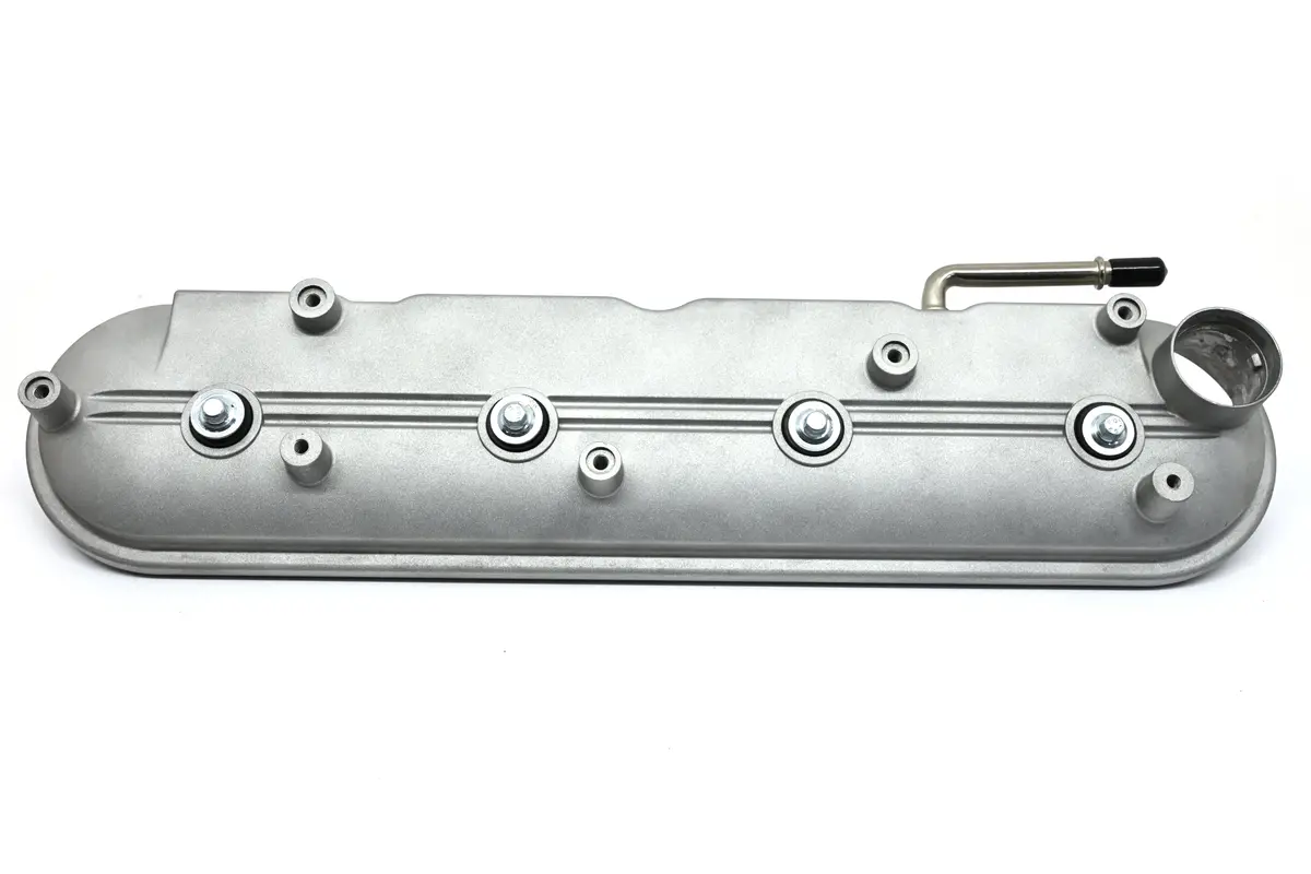Cfr Performance Compatible/Replacement Chevy Gm Ls Passenger Right Side Rocker Arm Valve Cover (2009-2020, 6.0L, 6.2L, 7.0L, 4.8L, 5.3L) - Raw Aluminum Finish 2