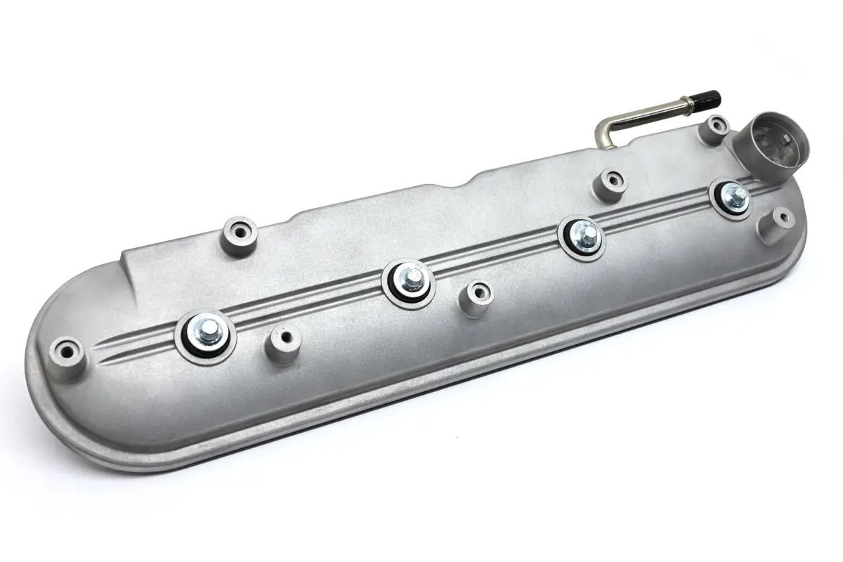 Cfr Performance Compatible/Replacement Chevy Gm Ls Passenger Right Side Rocker Arm Valve Cover (2009-2020, 6.0L, 6.2L, 7.0L, 4.8L, 5.3L) - Raw Aluminum Finish 1