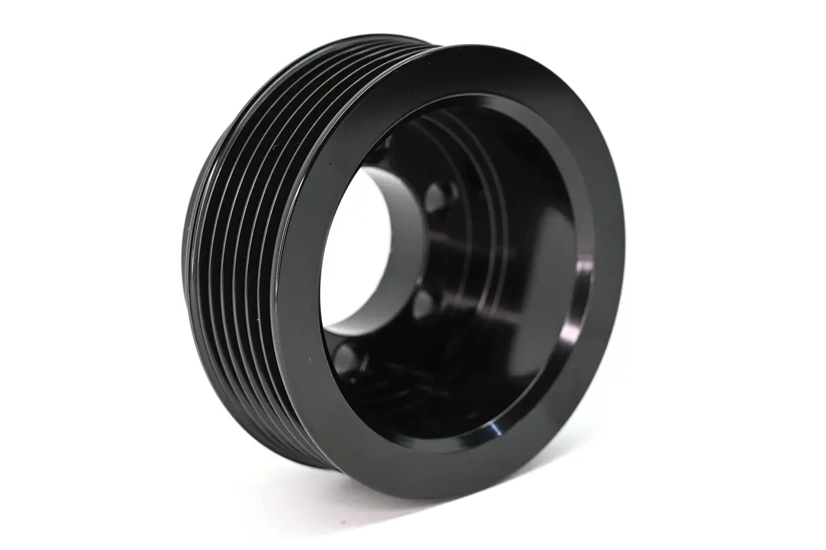 Hellcat Supercharger Hemi Boost Pulley  3.10" (78.74Mm) Black Aluminum 1