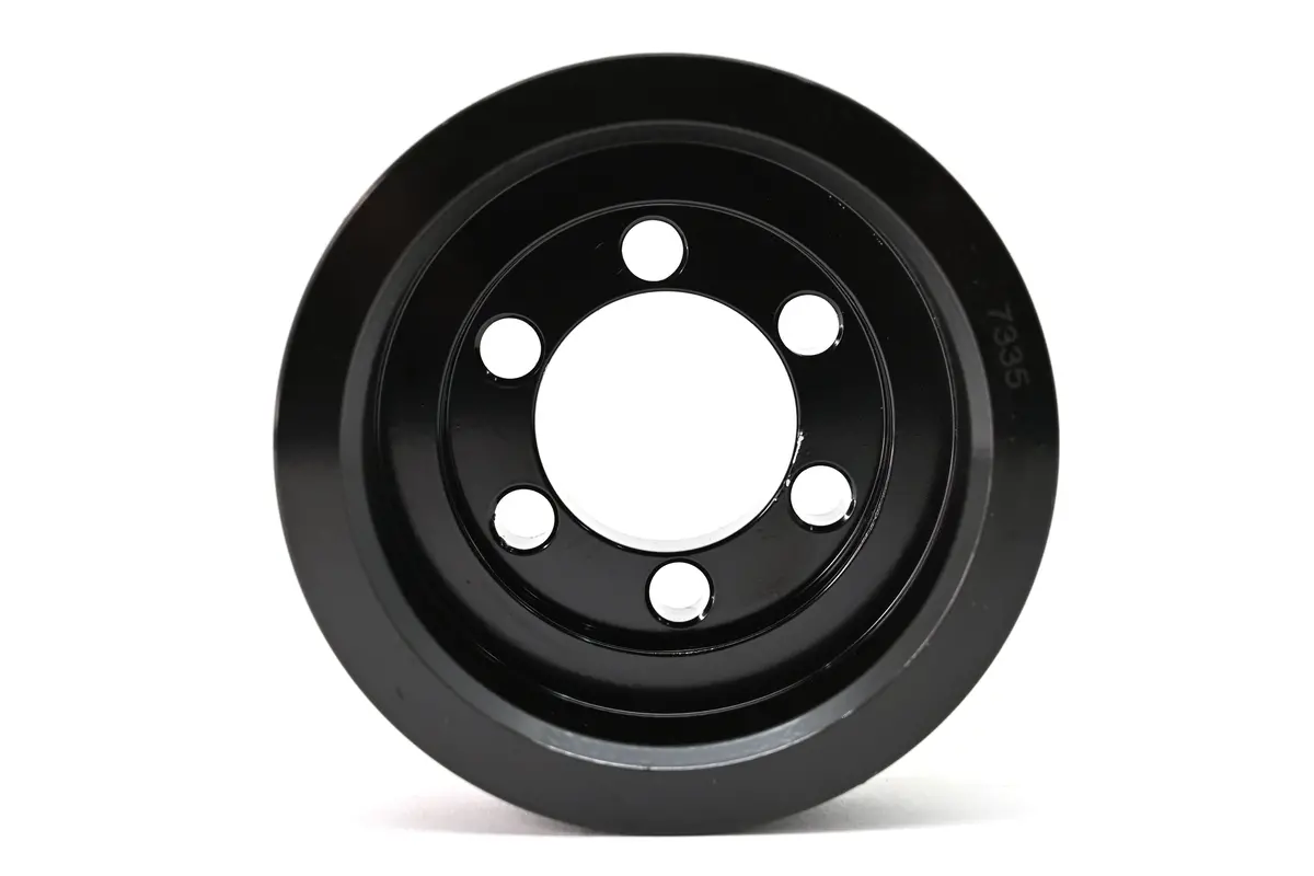 Hellcat Supercharger Hemi Boost Pulley  3.35" Black Aluminum 1