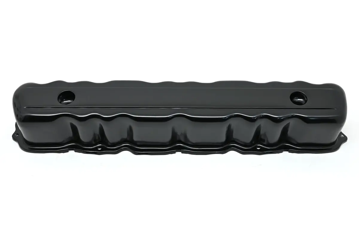 Steel Valve Cover Fits 1960–1983 Ford 144‑170‑200‑250 Inline‑6 Engines – 2 Holes – Black 1