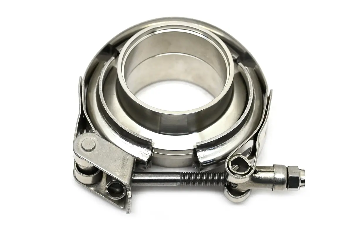 Interlocking V-Band Exhaust Clamp Kit With Male/Female Flanges – 3.5 Inch (89.7Mm) 304 Stainless Steel 2