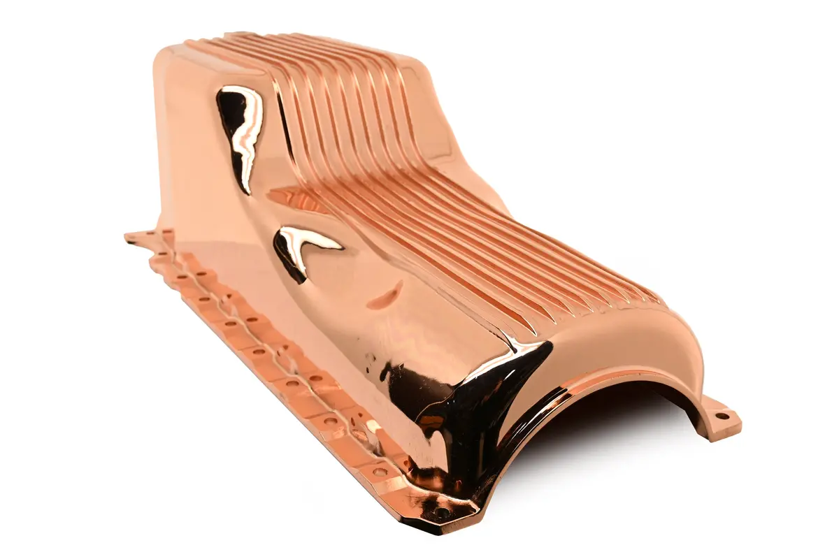 Aluminum 1991-Up Chevy Bb 396-402-427-454 Gen 5, 6 Oil Pan - Copper 1