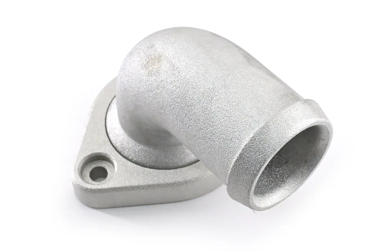 Aluminum Mopar Hemi Gen 3  90 Degree Water Neck Thermostat Housing -Natural 1
