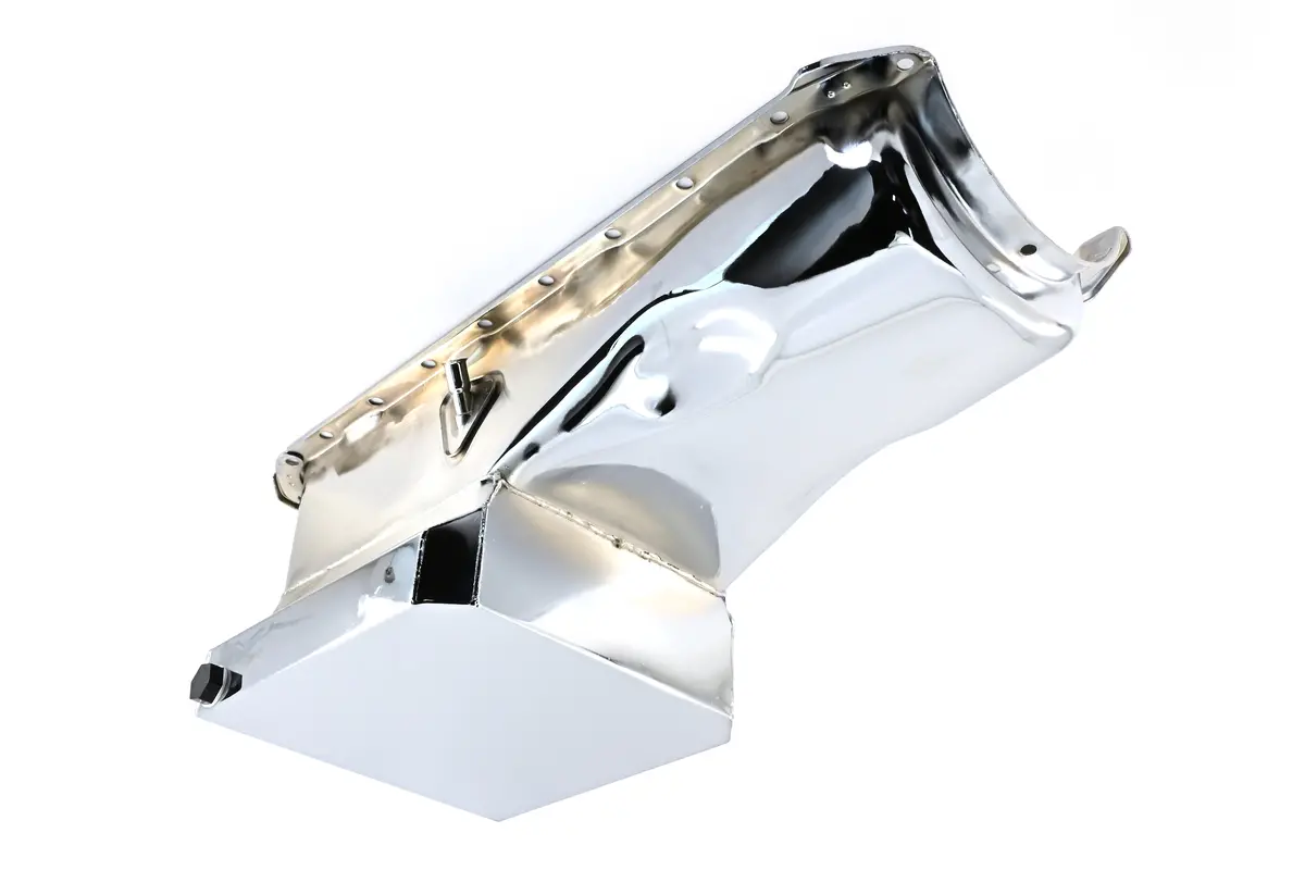 1965-90 Chevy Big Block 396-402-427-454 Drag Racing Oil Pan - Chrome 1