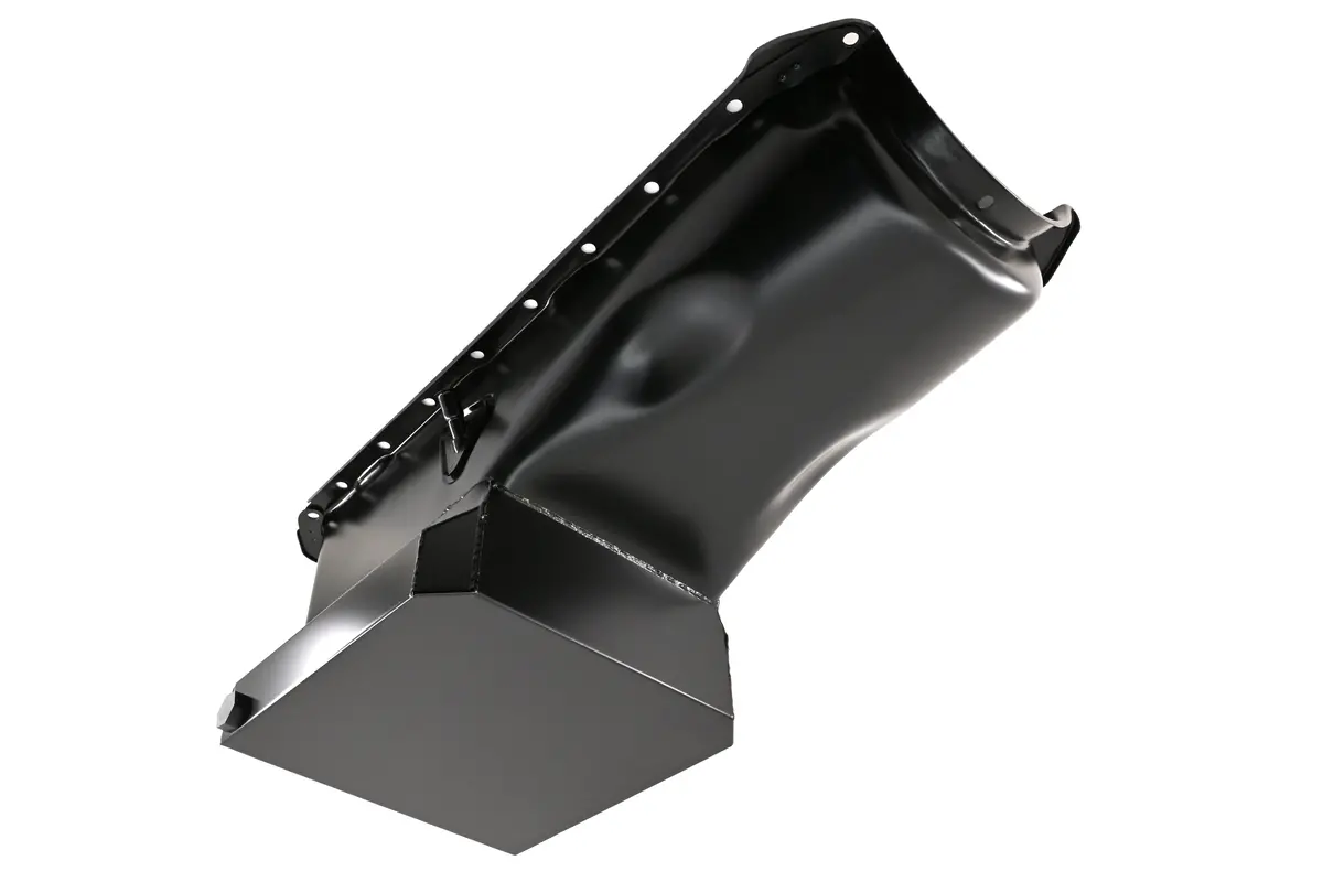 1965-90 Chevy Big Block 396-402-427-454 Drag Racing Oil Pan - Black 1
