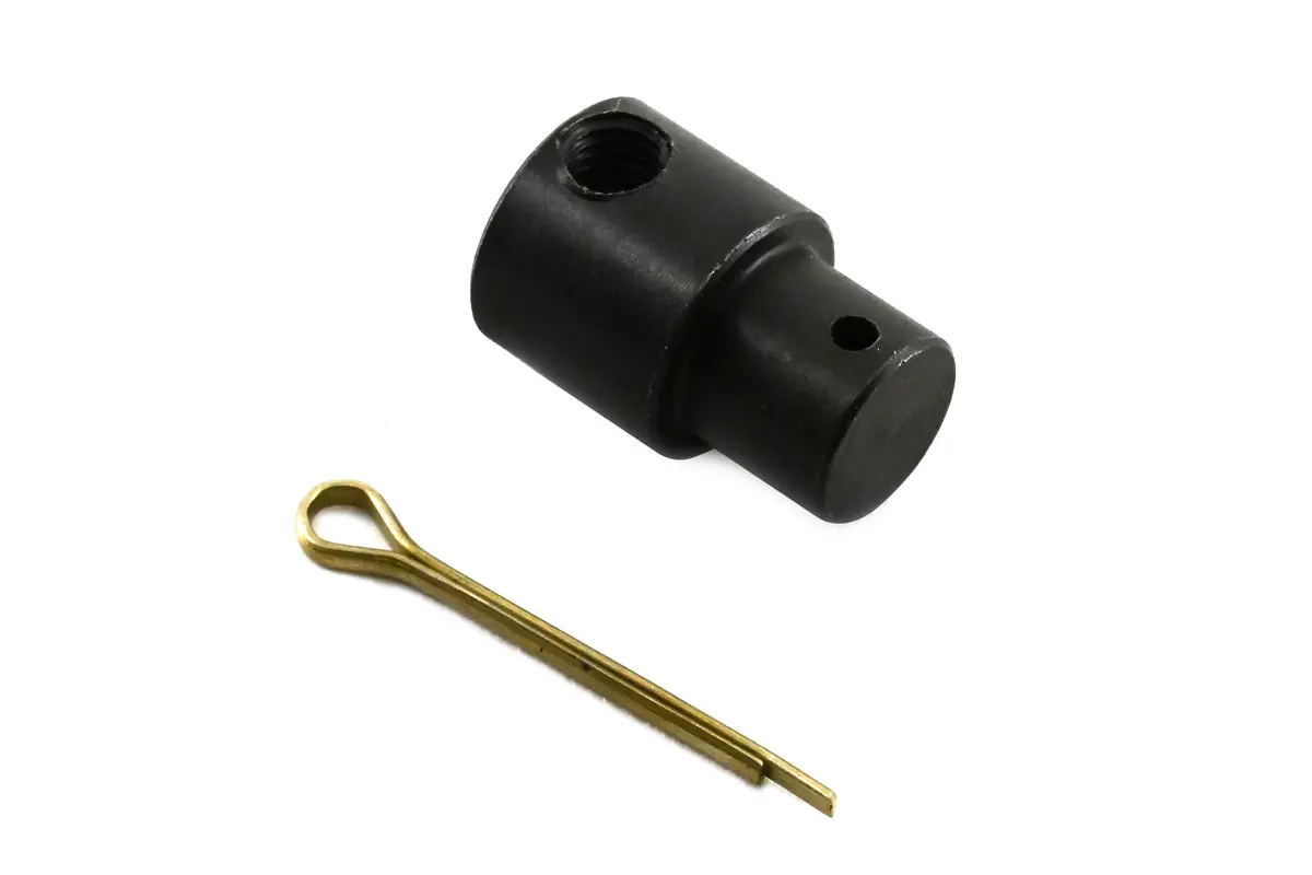 Cfr Performance Shifter Cable Pivot Bushing 10-32 Thread – 3/8" Hole With Cotter Pin 1