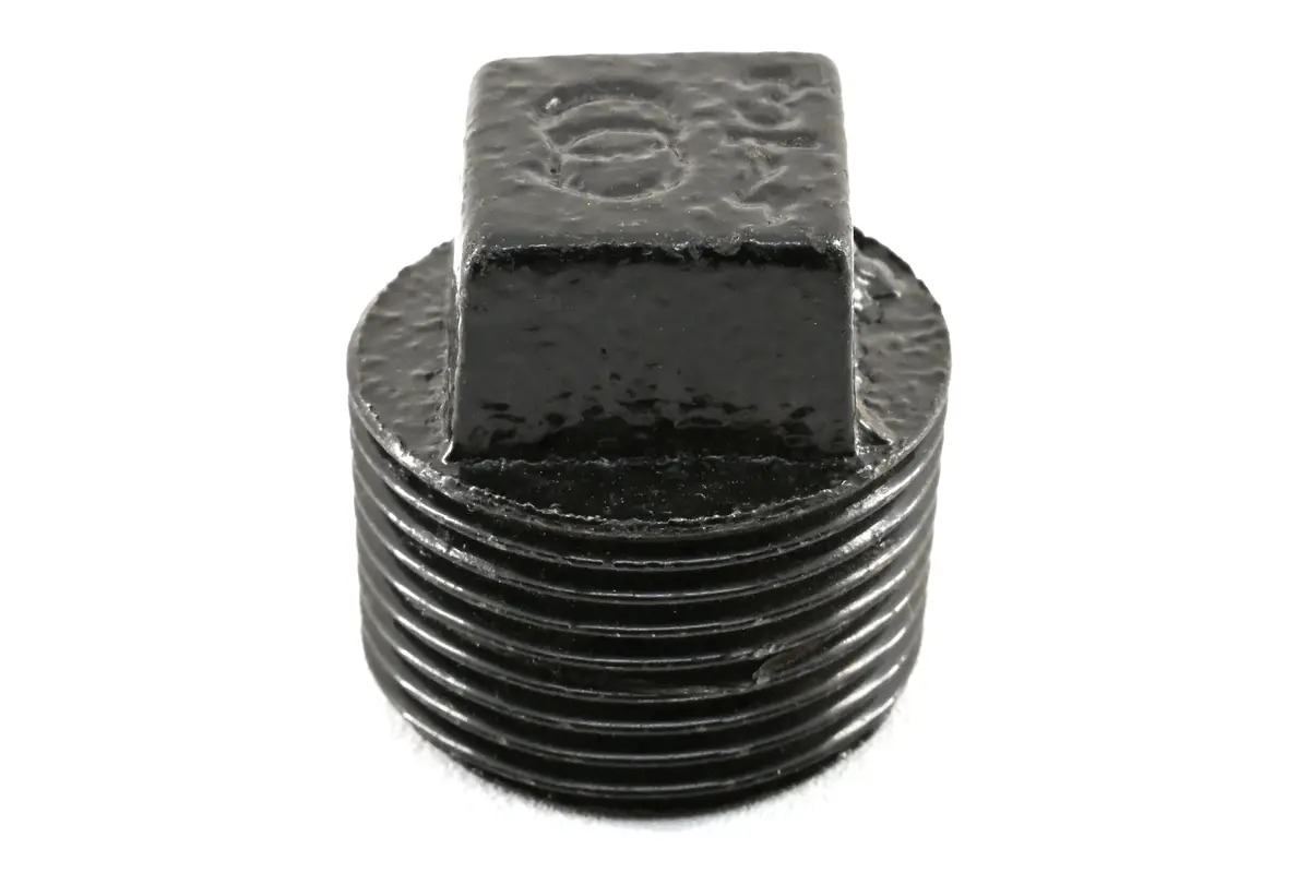 Cfr Performance Black Steel Square Head Plug – 3/4" Npt – Fits Chevy, Ford, Chrysler, Hemi, Mopar 1
