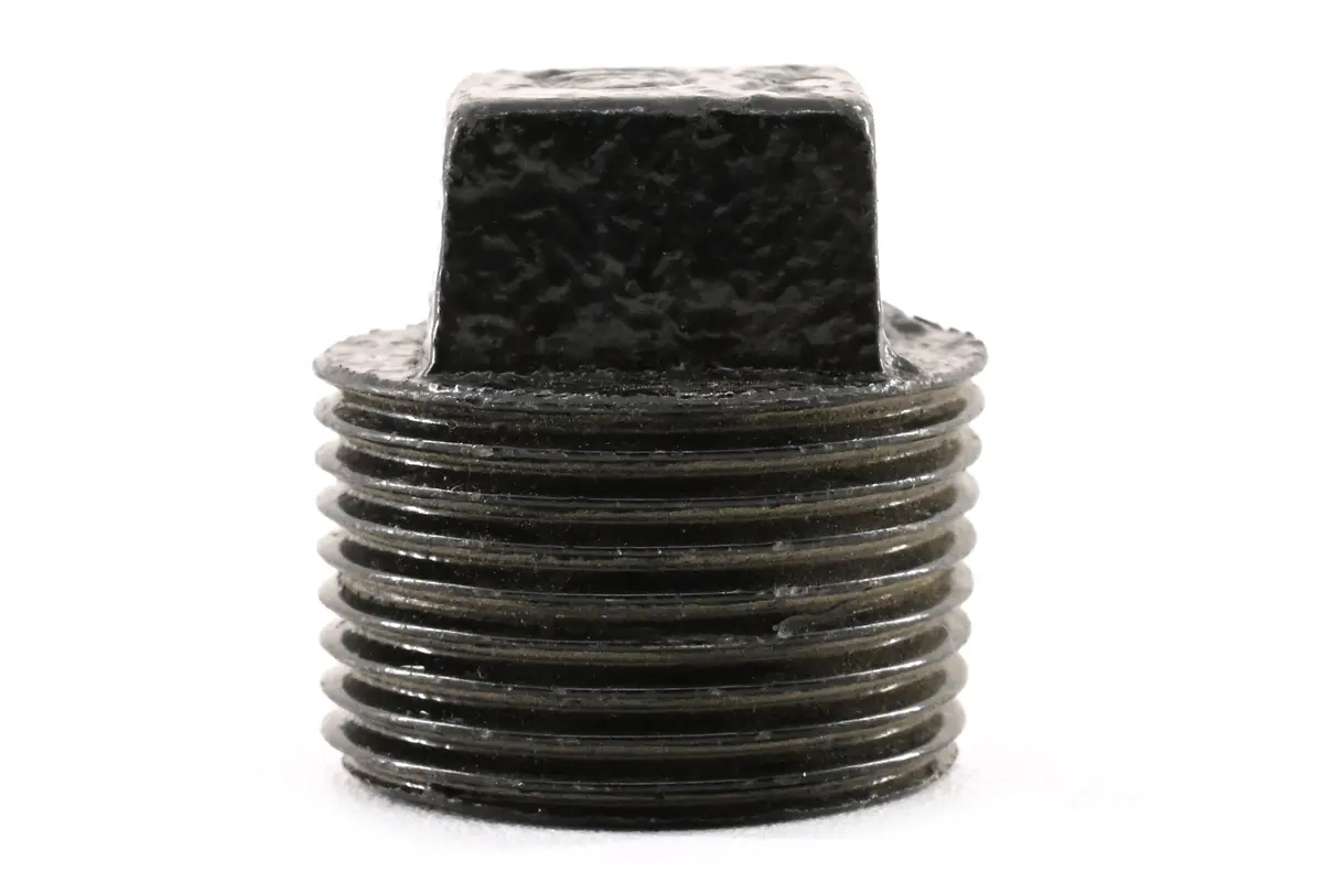 Cfr Performance Black Steel Square Head Plug – 3/4" Npt – Fits Chevy, Ford, Chrysler, Hemi, Mopar 2