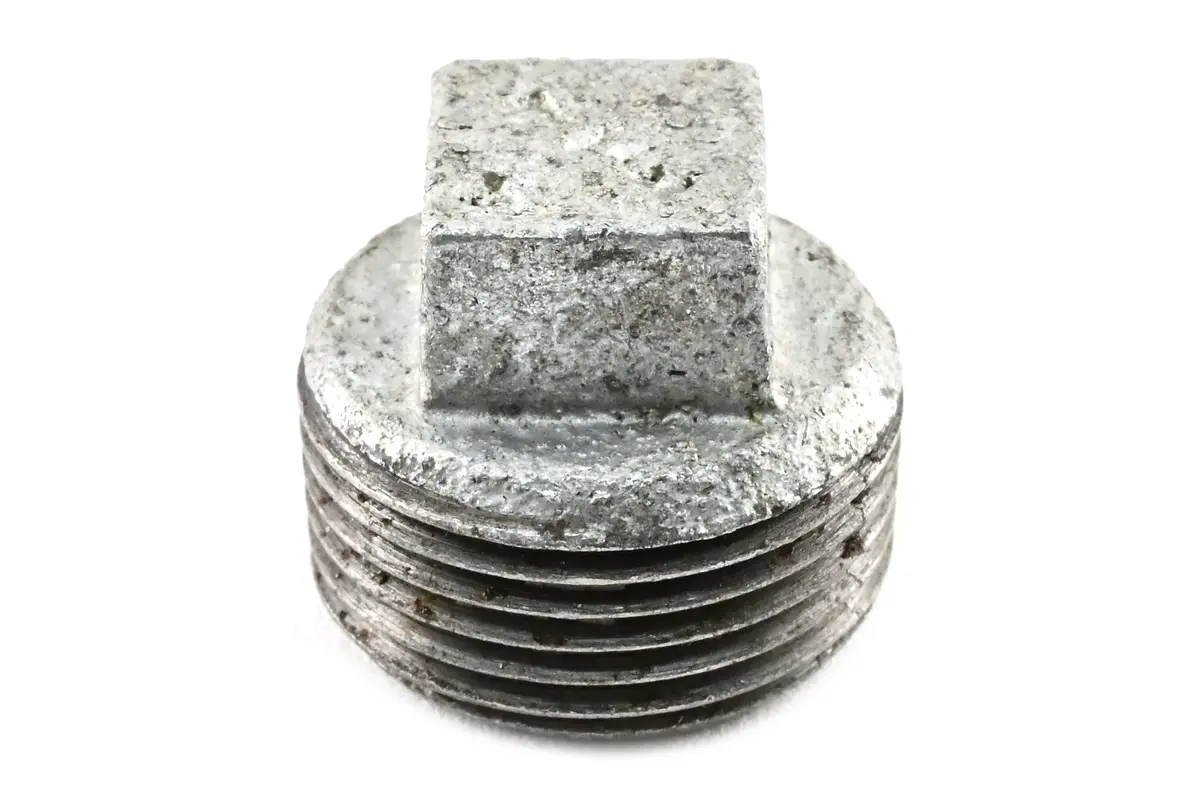 Cfr Performance Raw Steel Square Head Plug – 3/4" Npt – Fits Chevy, Ford, Chrysler, Hemi, Mopar 1