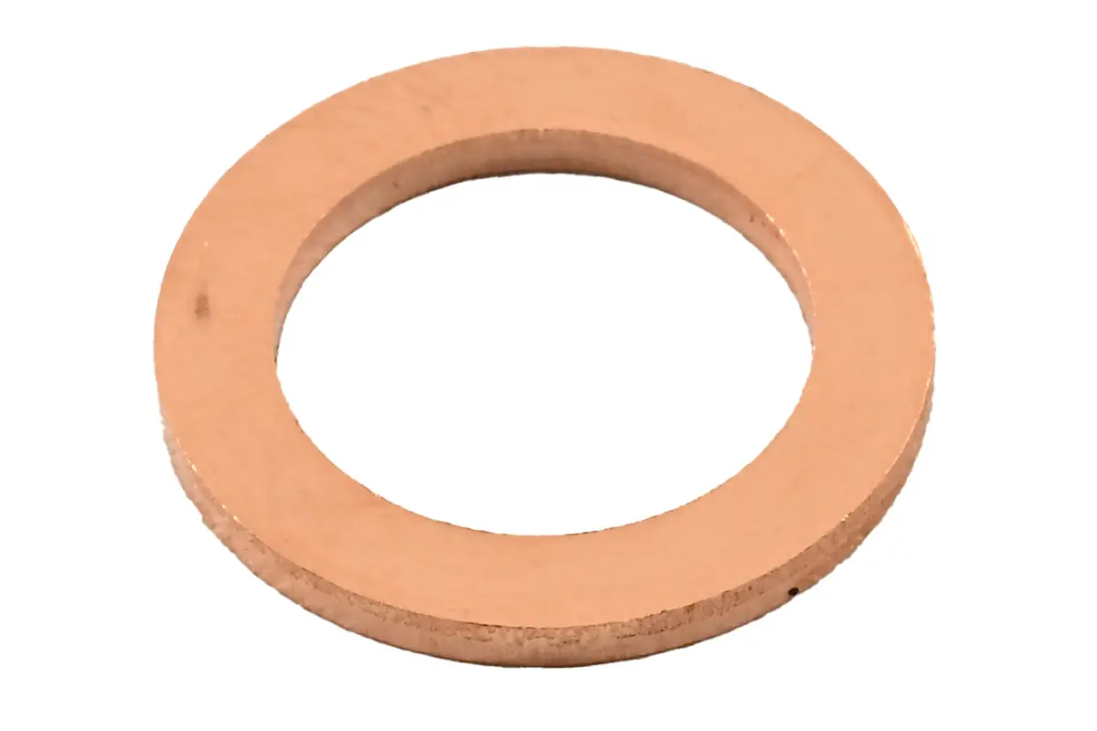 Copper Oil Drain Plug Gasket – 1/2" Sae - 1/2" Id X 3/4" Od - M12 Fitment 1