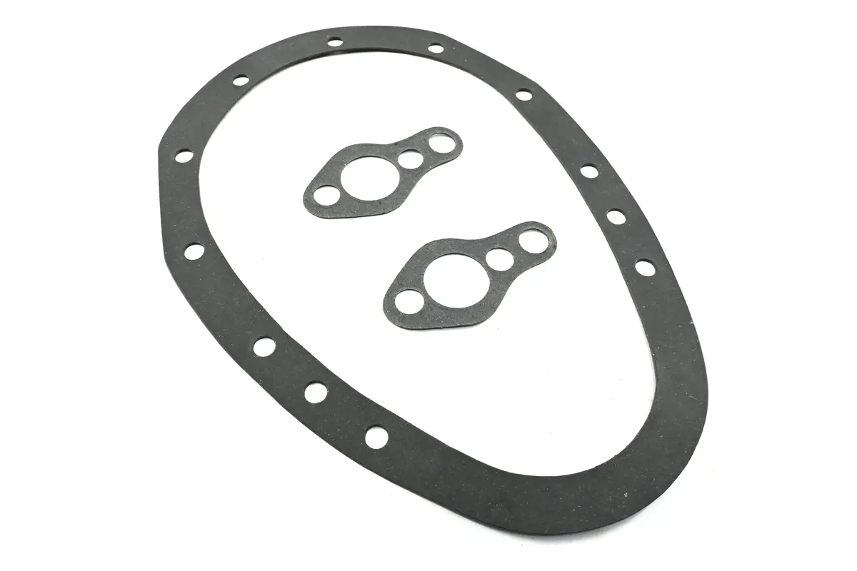 Steel Timing Chain Cover Chevy Small Block 2-Piece 283–350 Set – Chrome 2