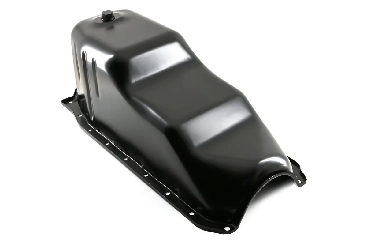 Truck/Marine 5‑Quart Replacement Oil Pan – Fits Mercruiser 5.0 / 5.7 & Chevy 305‑350‑377‑383‑6.2L – 12Mm, 1‑Piece Rear Main Seal 1