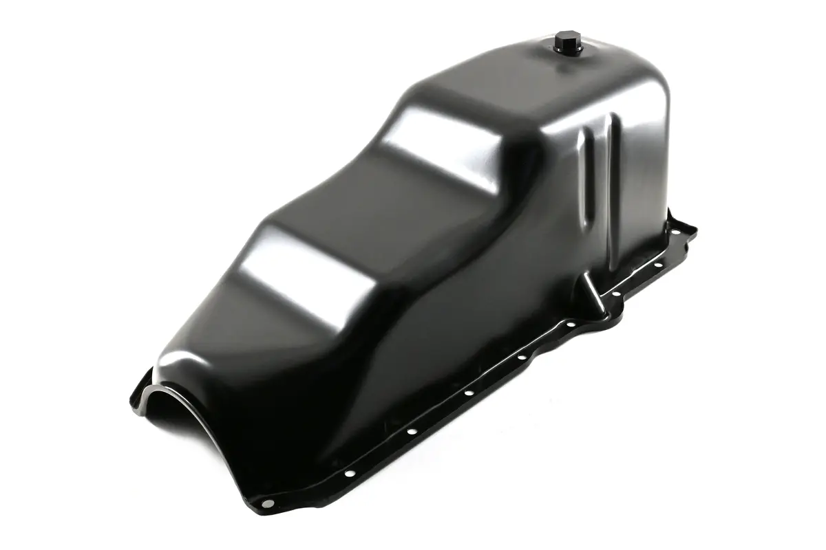 Truck/Marine 5‑Quart Replacement Oil Pan – Fits Mercruiser 5.0 / 5.7 & Chevy 305‑350‑377‑383‑6.2L – 12Mm, 1‑Piece Rear Main Seal 2
