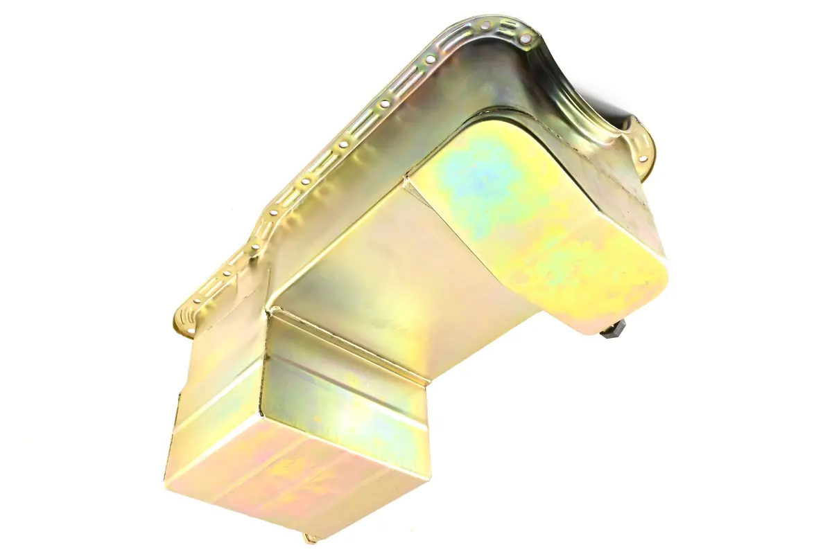 Fits 1979–93 Ford Mustang Sb 302 5.0 – Oem Replacement Steel Racing Oil Pan – 7 Qt Capacity – Zinc-Plated Finish 1