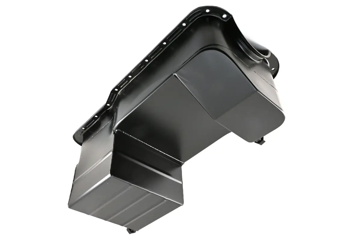 Fits 1979–93 Ford Mustang Sb 302 5.0 – Oem Replacement Steel Racing Oil Pan – 7 Qt Capacity – Black Finish 1