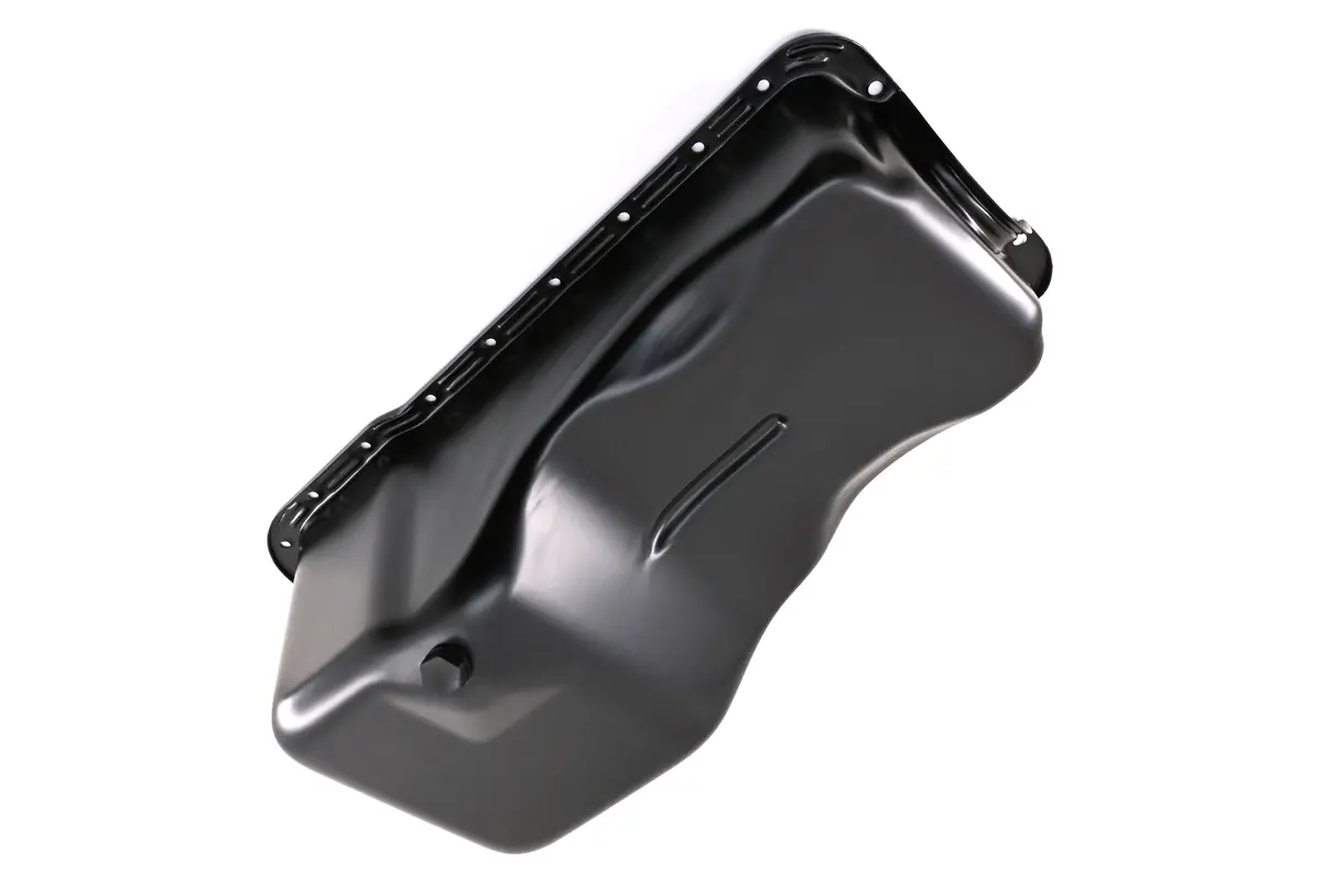 Steel Oil Pan – Fits 1962–1982 Ford Sb 260‑289‑302 – Stock Capacity – Front Sump – Black 1
