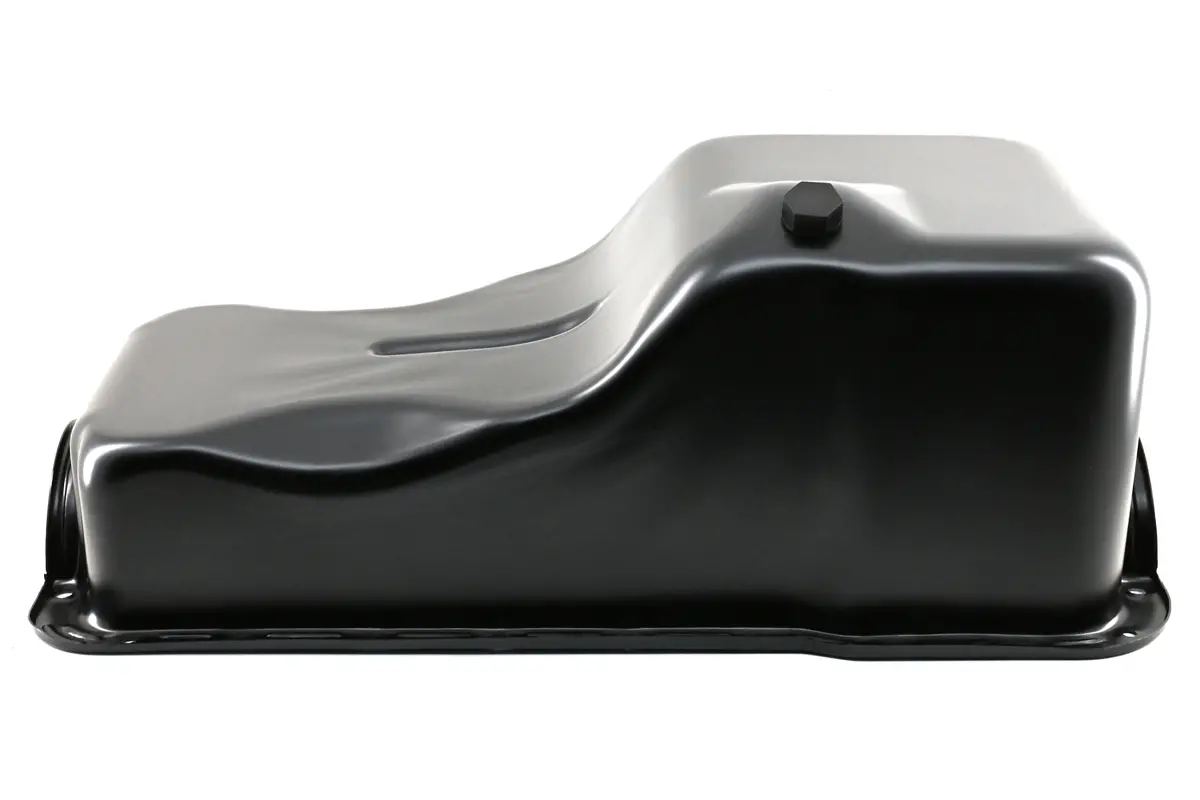 Steel Oil Pan – Fits 1962–1982 Ford Sb 260‑289‑302 – Stock Capacity – Front Sump – Black 2