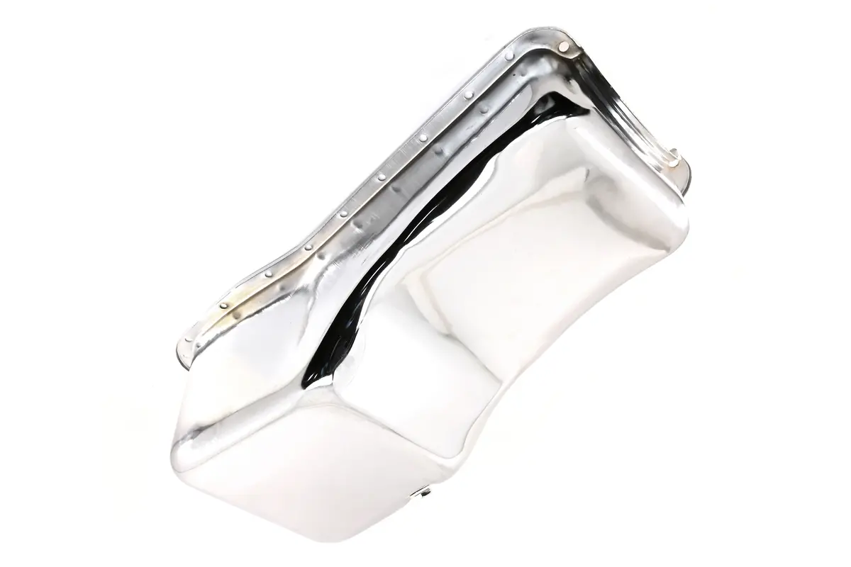 1968-78 Ford Big Block 429-460 Stock Capacity Oil Pan - Chrome 1