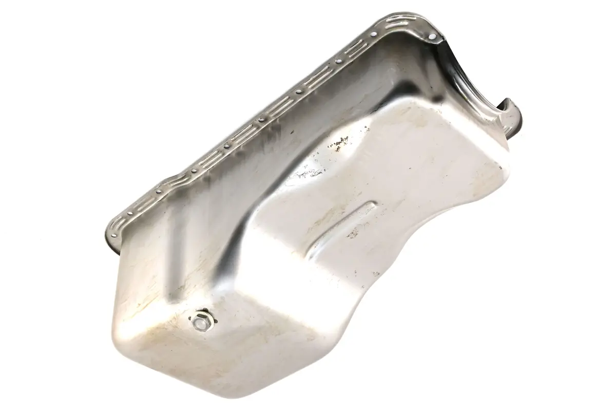 Steel Oil Pan – Fits 1962–1982 Ford Sb 260‑289‑302 – Stock Capacity – Front Sump – Raw 1