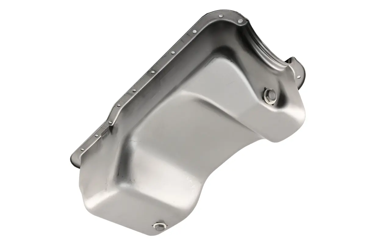 Steel Oil Pan Fits 1979–19995 Ford 5.0L Mustang & Fox Chassis – Raw Steel Finish 1