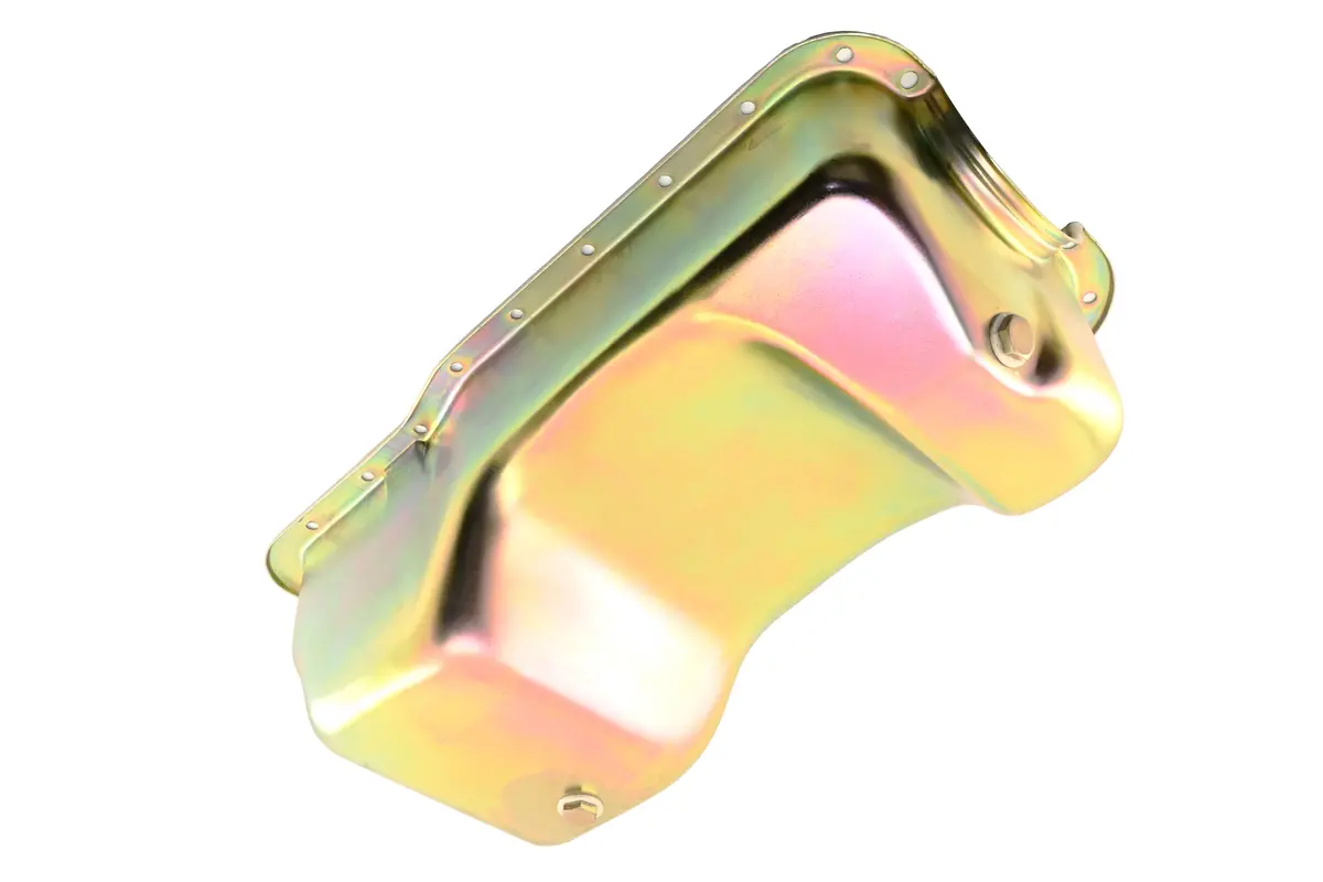 Steel Oil Pan Fits 1979–1995 Ford 5.0L Mustang & Fox Chassis – Zinc‑Plated Finish 1