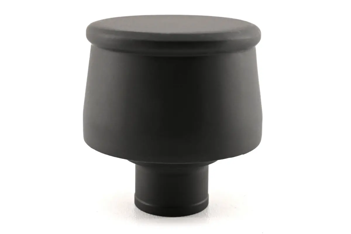 Aluminum Breather – Smooth Style – Powder‑Coated Matte Black 1