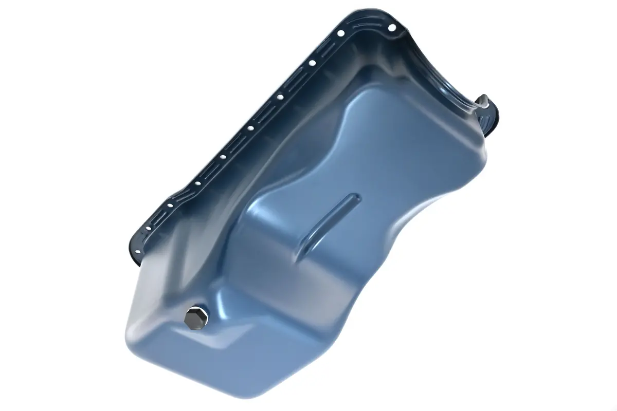 1969-81 Ford Small Block 351W Windsor Stock Capacity Oil Pan - Blue 1