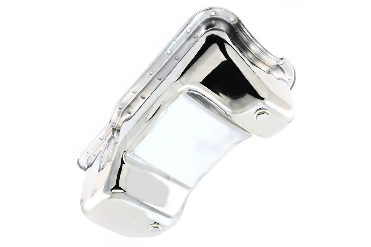 Steel 1983-93 Ford Oil Pan Mustang 351W 5.8L - Chrome 1
