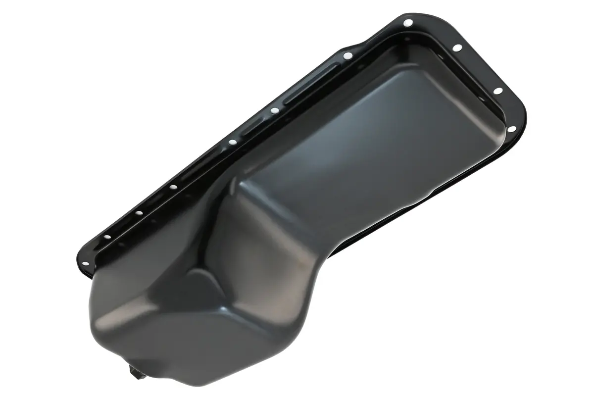 Compatible/Replacement Oil Pan For 1967–1987 Dodge Ram Truck Mopar Big Block 361 383 400 413 426 440 – Rear Sump – Black - Steel 1