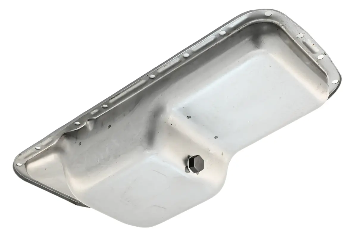 Compatible/Replacement For Chrysler/Mopar Big Block B/Rb 361-383-400-413-426W-440 Steel Oil Pan – Raw Steel, 5-Quart, Center Sump (1966–1972 B-Body & 1970–1974 E-Body) 1