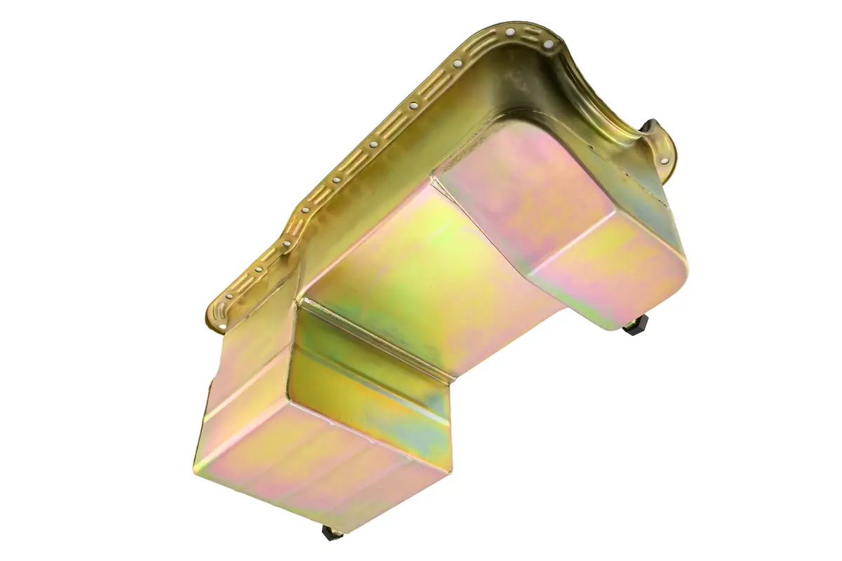 Ford Mustang 351W Racing Oil Pan 1979–1993 Dual Sump 7‑Qt Zinc 1