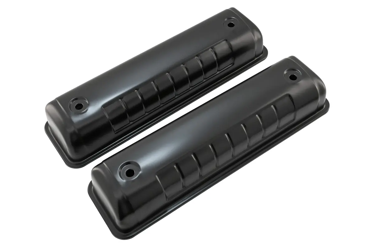 1955-64 Ford Y-Block 272-292-312 Valve Covers - Black 1