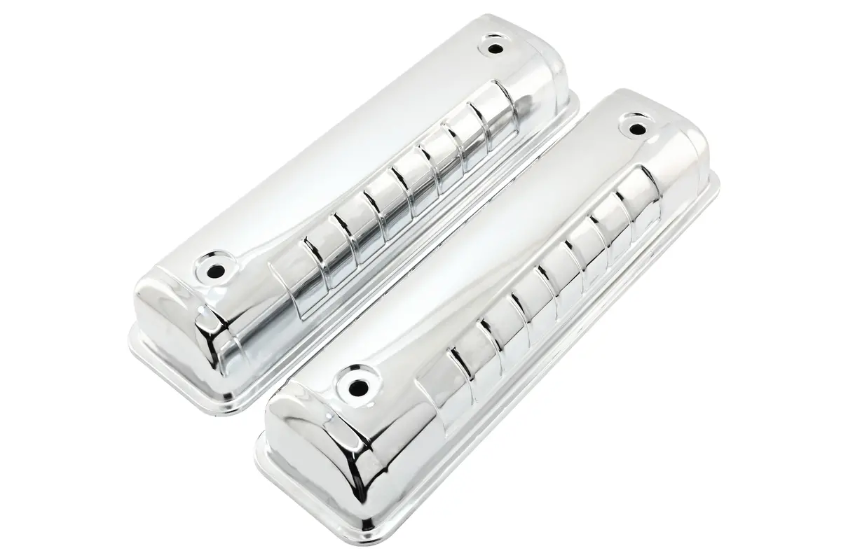 1955-64 Ford Y-Block 272-292-312 Valve Covers - Chrome 1