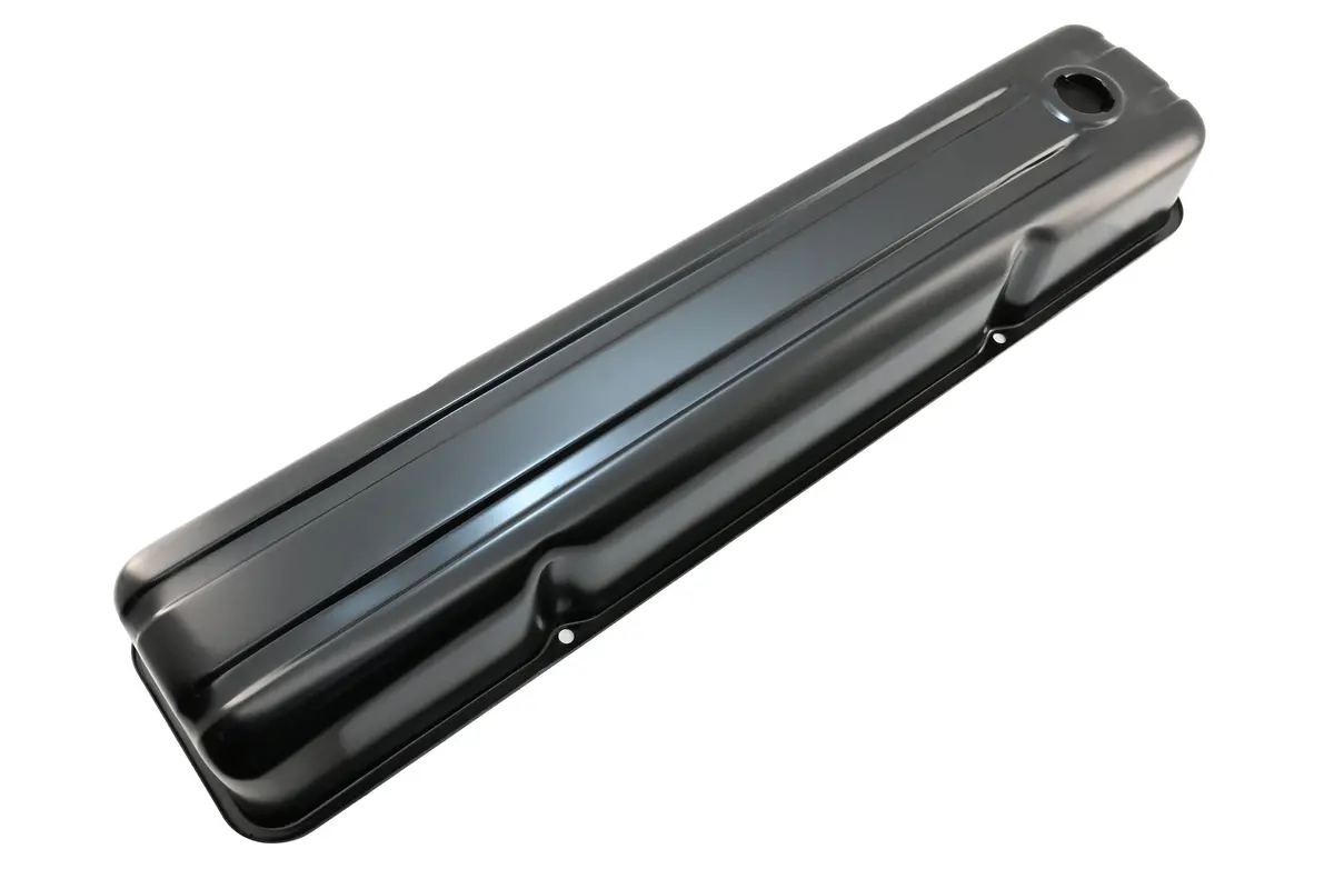 1952-62 Chevy 235 Straight-Inline 6 Cylinder Steel Valve Cover  - Black 1