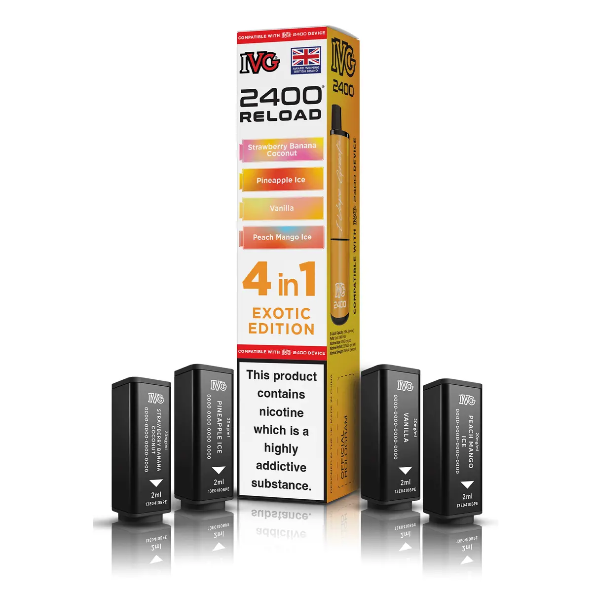 Ivg 2400 Reload 4-In-1 Exotic Edition Pods 1