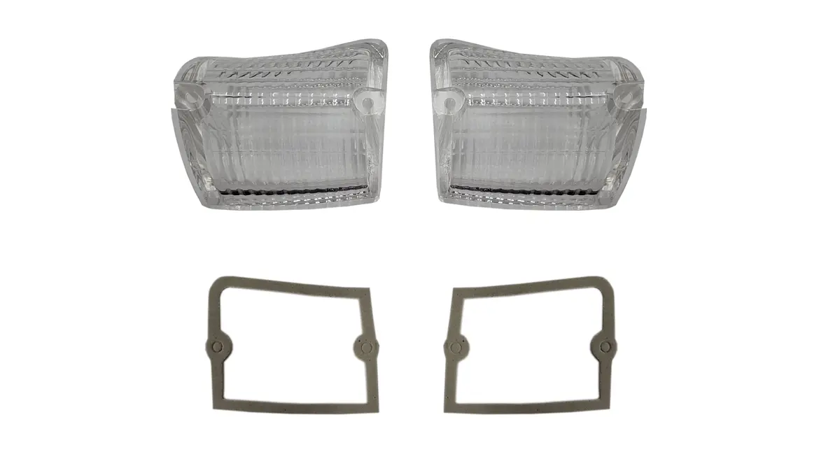 Fc69-305L Ford 1969-70 Mercury Cougar Back-Up Light Lenses 1