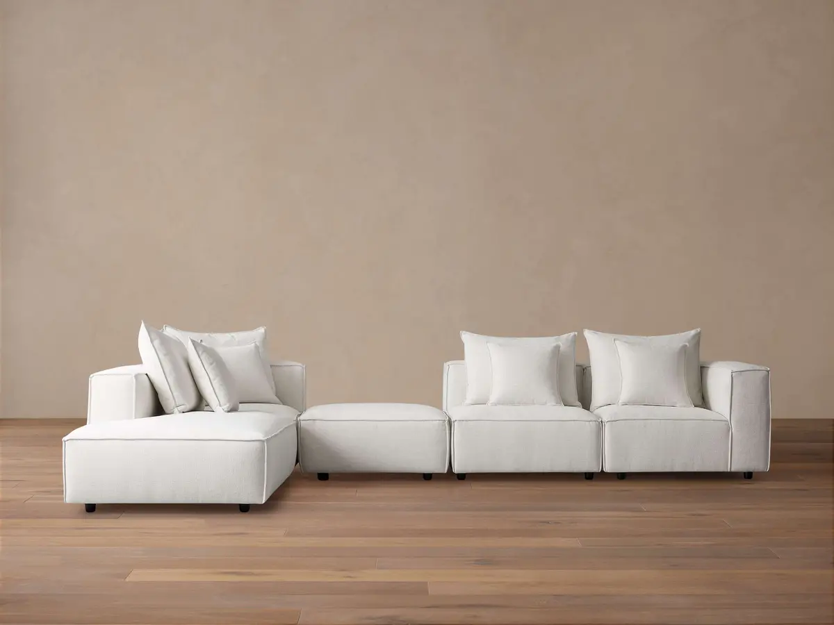 Coburn Five Piece Bumper Sectional 1