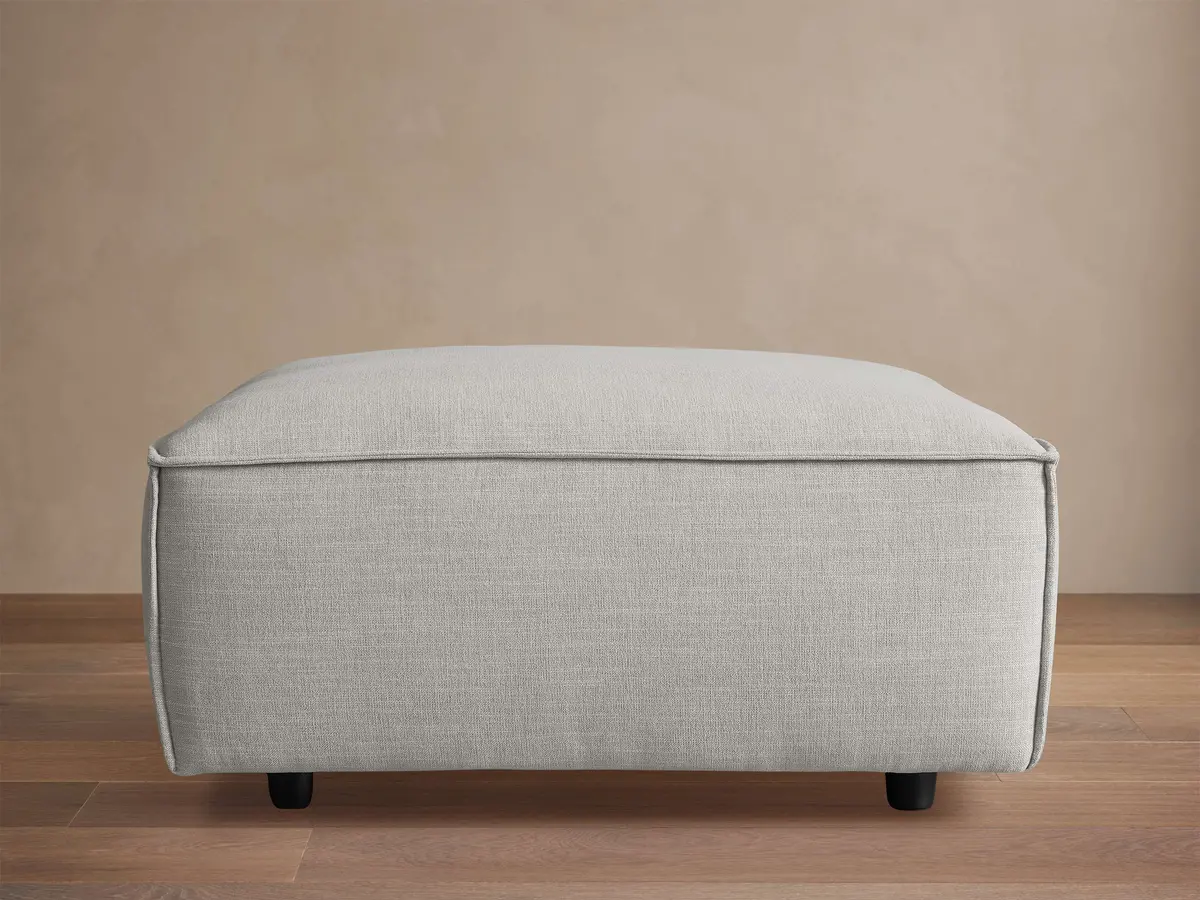 Coburn Ottoman In Nomad Stone 1