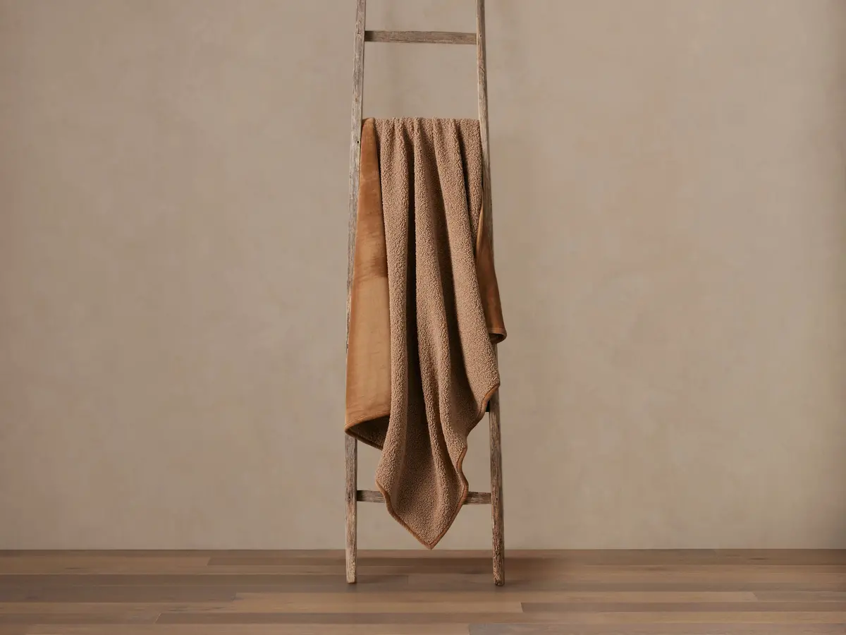 Faux Fur Sherpa Throw 1