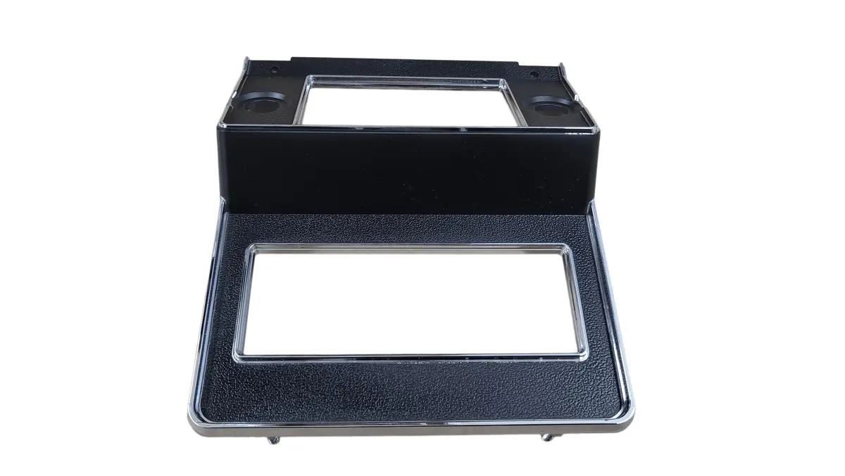 Fm-1021Ab Ford 1969-70 Mustang, Cougar Dash Radio Bezel (Black) 1
