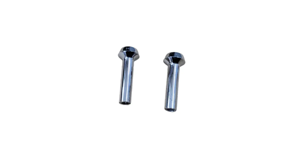 Fm-65Na 1965-66 Ford Mustang Chrome Door Lock Knobs (Pair) 1