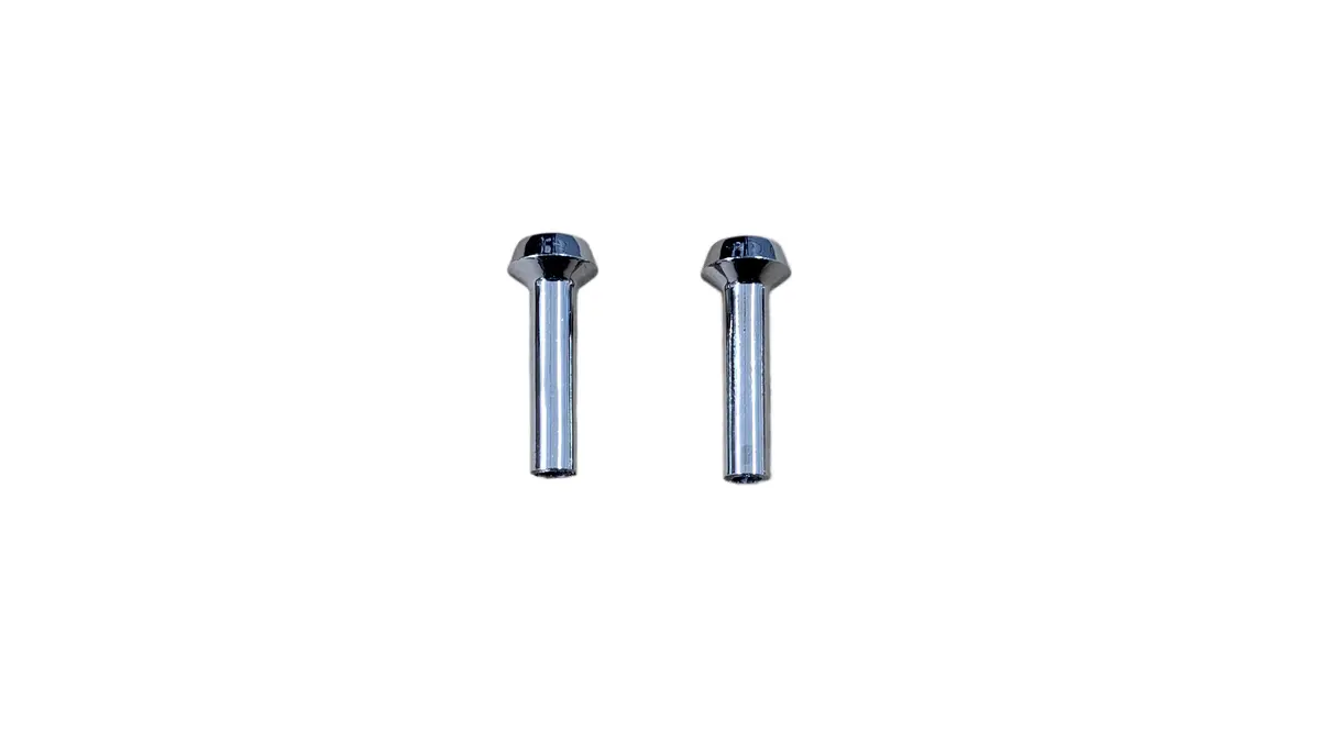 Fm-67Nb 1967 Ford Mustang Chrome Door Lock Knobs (Pair) 1