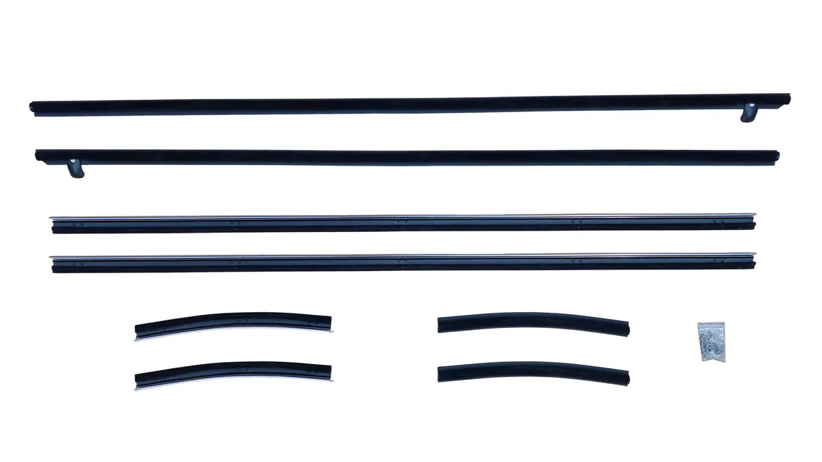 Fm-69Cvw Ford 1969-70 Mustang Window Belt Line Weatherstrip Set (8Pc) - Convertible 1