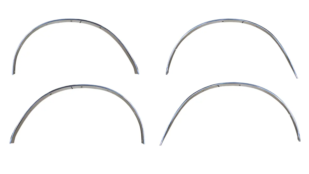 Fm65-1081Kit 1965-66 Ford Mustang Wheel Opening Molding Kit 1