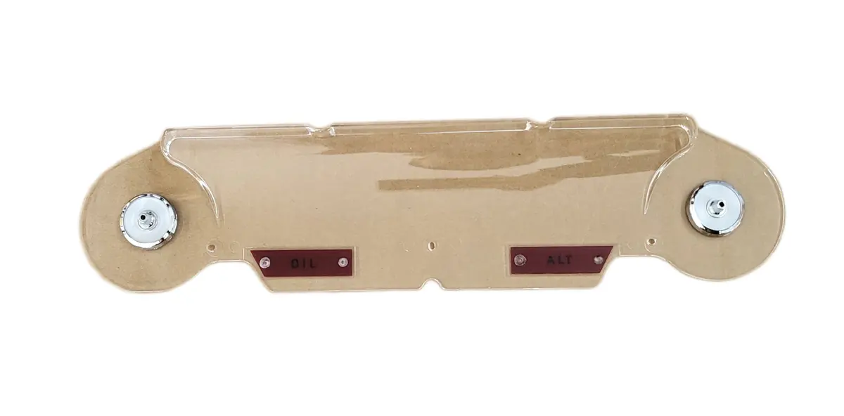 Fm65-109Len 1965-66 Ford Mustang Gauge Bezel Clear Lens 1
